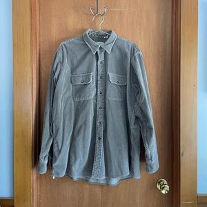 L.L. Bean corduroy button down XL